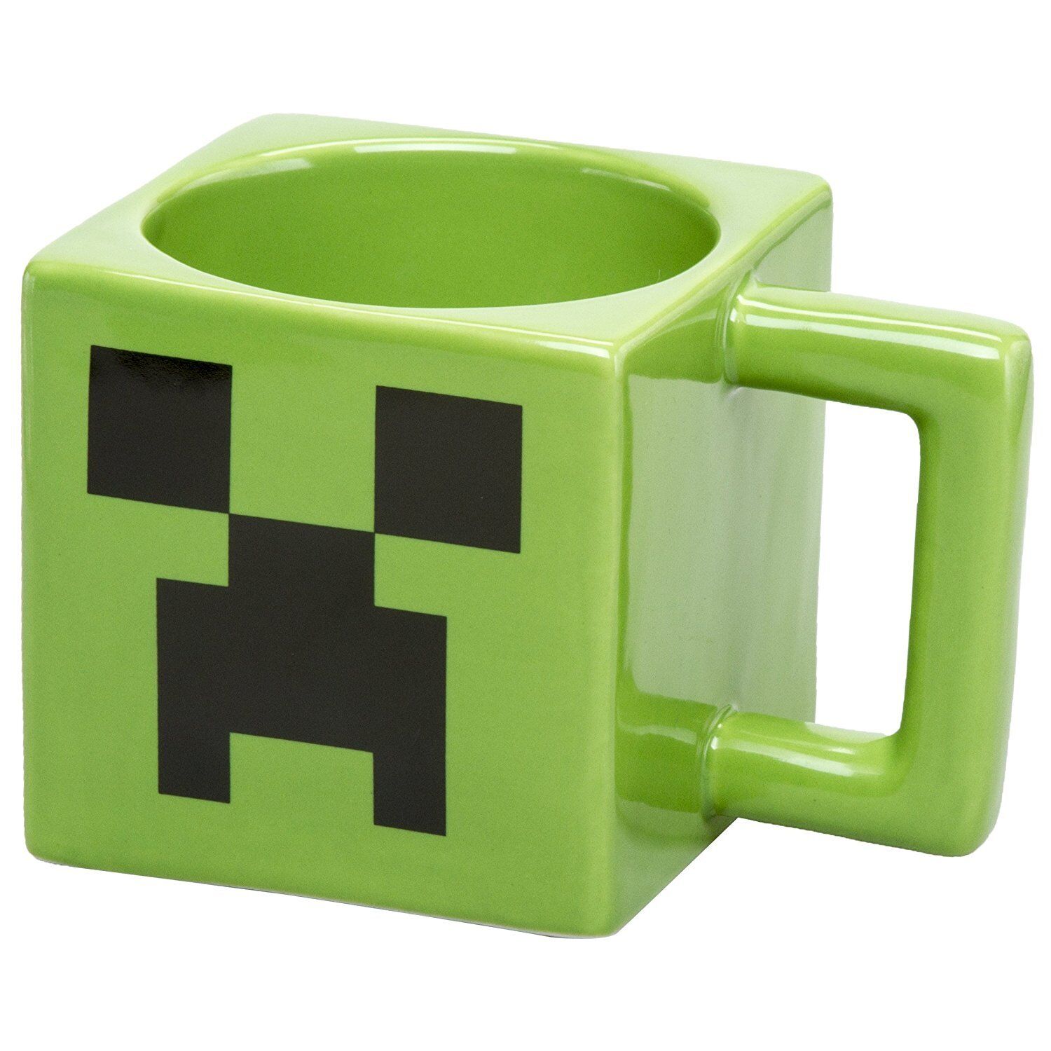 New Minecraft Creeper Face Ceramic Mug Coffee Cup