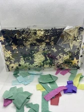 NIB MAC SPRINKLE OF SHINE KIT GOLD WHISPER OF GILT IN TWINKLE 143SES BRUSH BAG