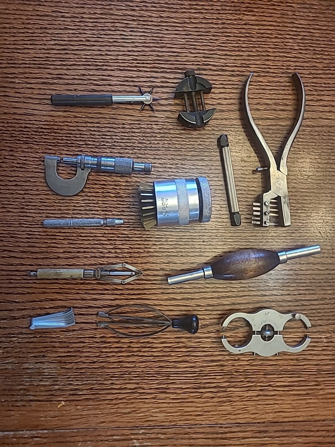 Vintage Small assortment of Watch Repair Bench Tools eBay
