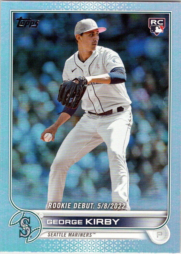 2022 Topps Update Rainbow Foil #US290 George Kirby RC Seattle Mariners