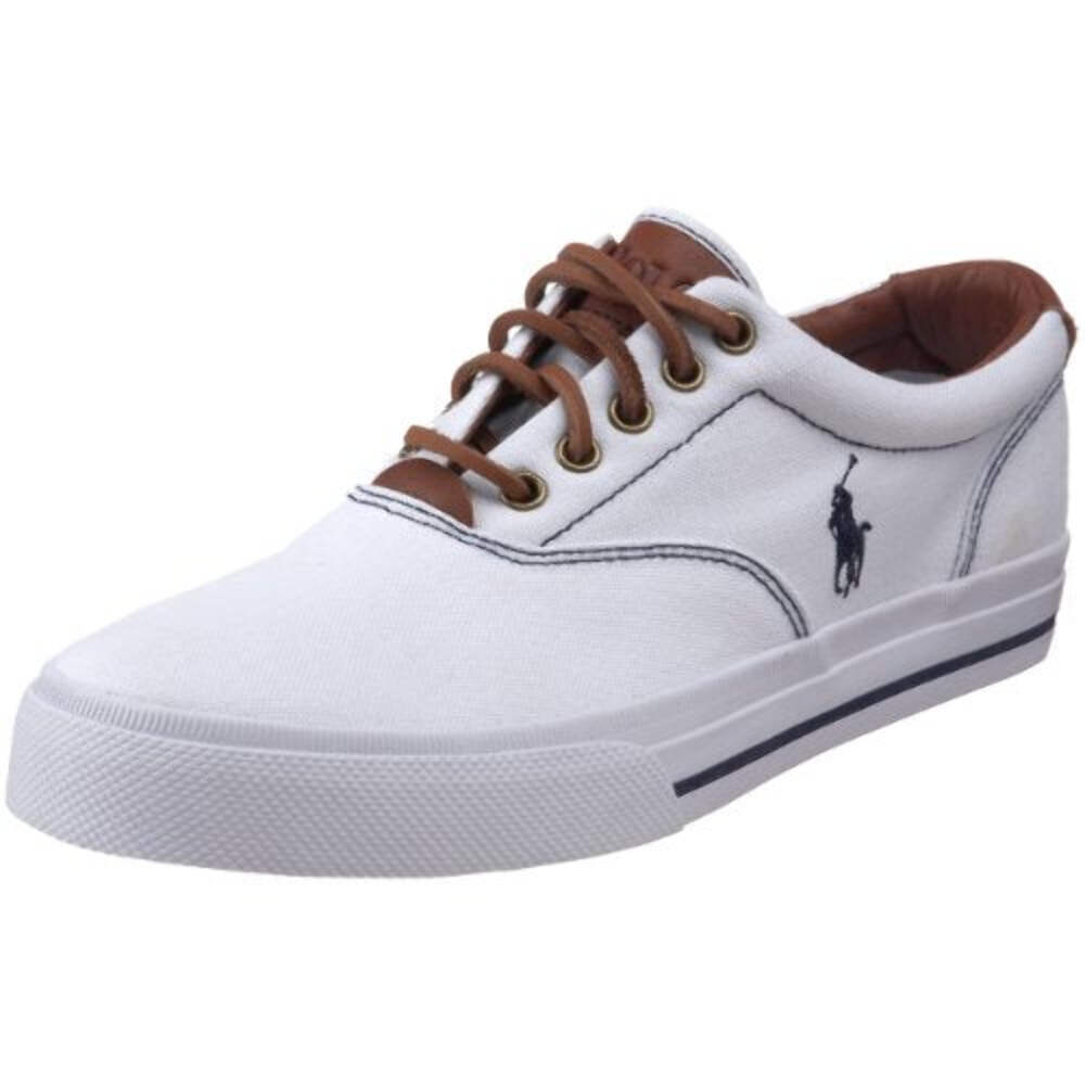 PONY POLO RALPH LAUREN Sneaker Uomo Vaughn Moda Bianco 10 D US