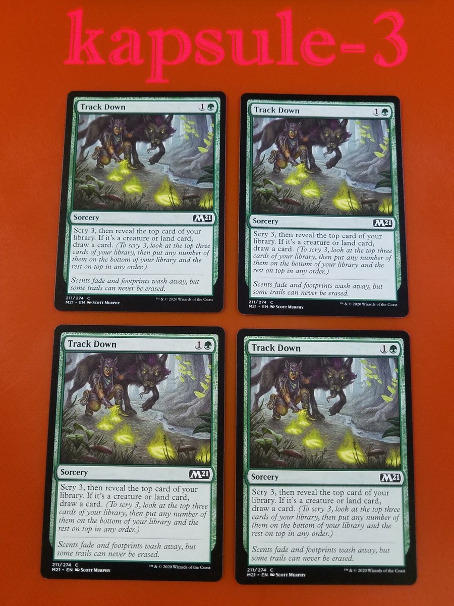 4x Track Down | M21 Core Set 2021 | MTG Magic Cards