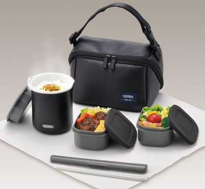 New THERMOS Heat Preservation BENTO LUNCH BOX DBQ-362 MTBK Japan