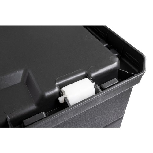 Kreher® XXL Kissenbox / Gartenbox 340 Liter in Holz Optik (Anthrazit) - Bild 7 von 7