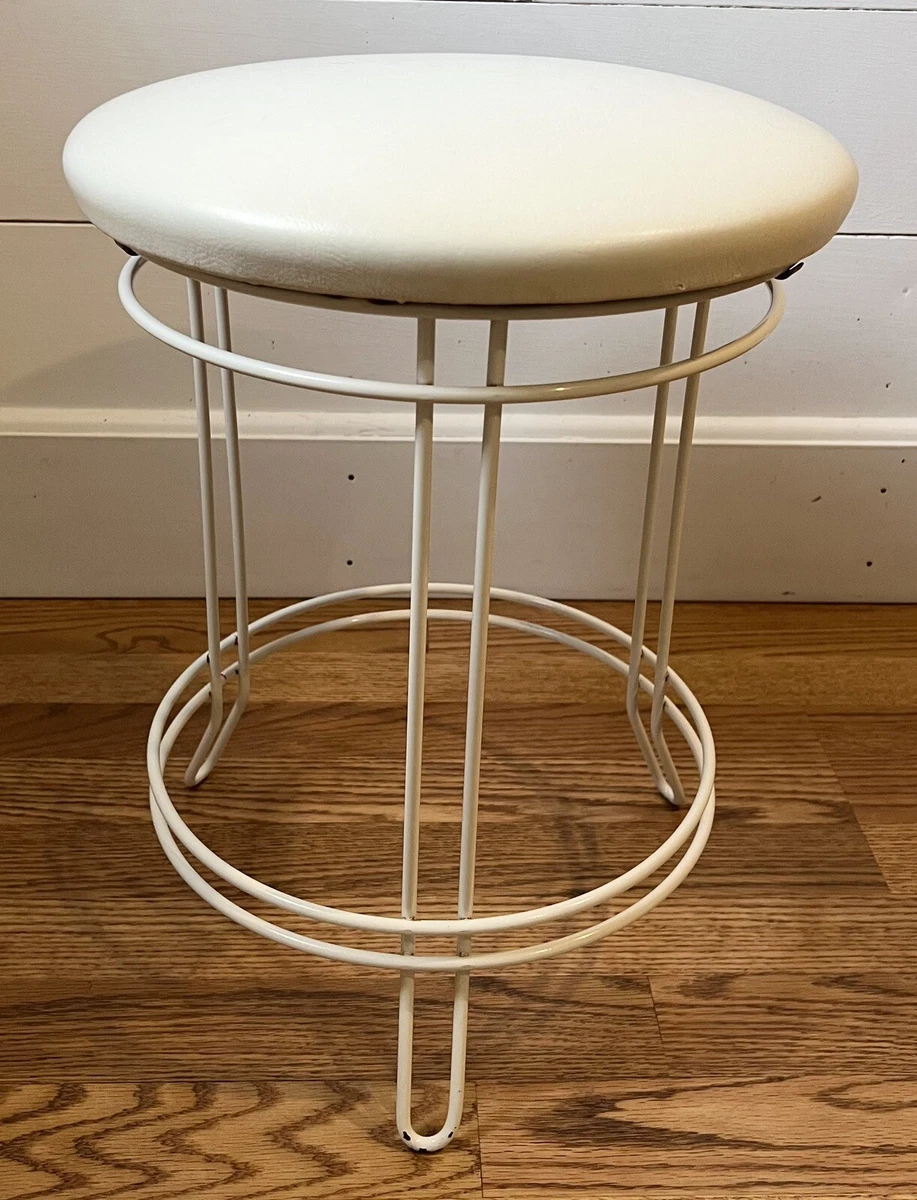Mid century online modern vanity stool