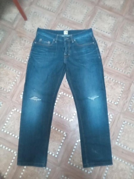 Men Hugo Boss Jeans Navy 33 / L / 48 #N9W7