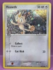 Meowth 69/112 FireRed & LeafGreen Patterned Holo Vintage Pokemon Card