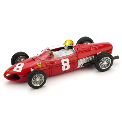Ferrari 156 F1 Ricardo Rodriguez 1961 N.8 Italy Gp With Pilote 1:43 Brumm Formul-image