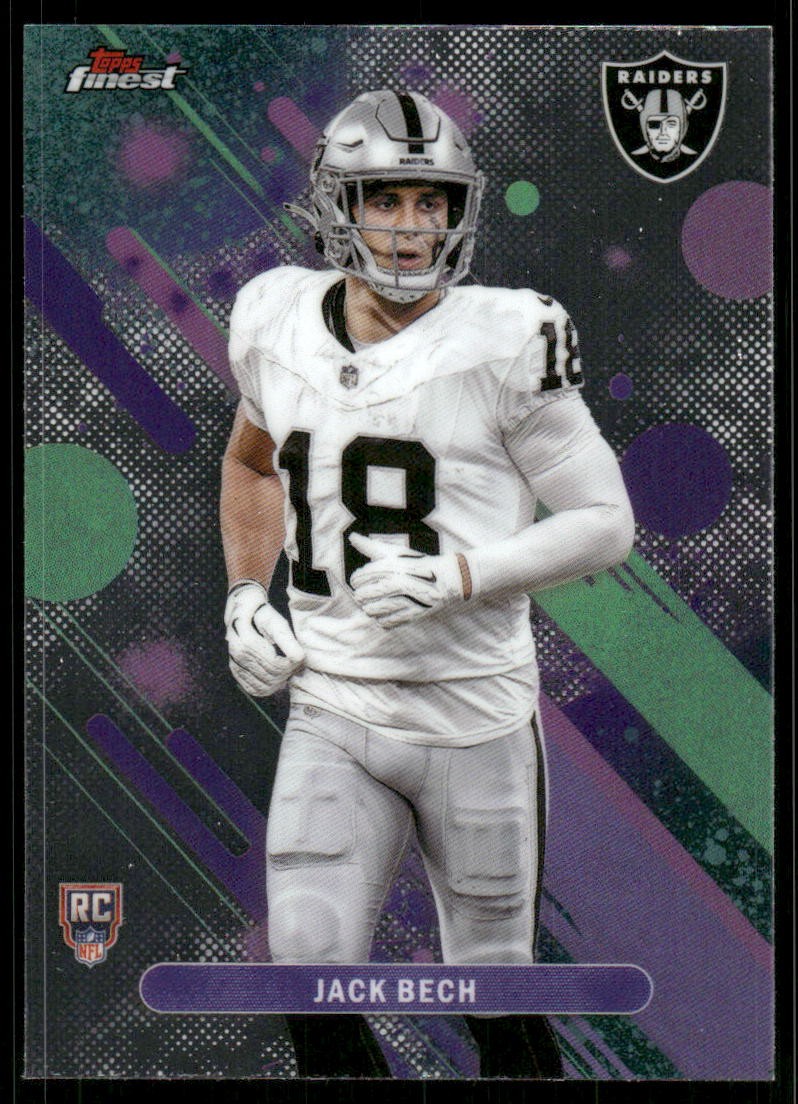 2025 Finest #29 Jack Bech RC - FB