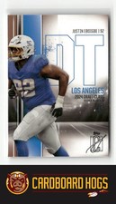 2024 Topps Signature Class #139 Justin Eboigbe Chargers RC Bronze