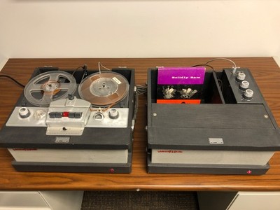 Voice of Music V-M 714 Tape-O-Matic Reel-to-Reel, 166A Extension Speaker, Extras