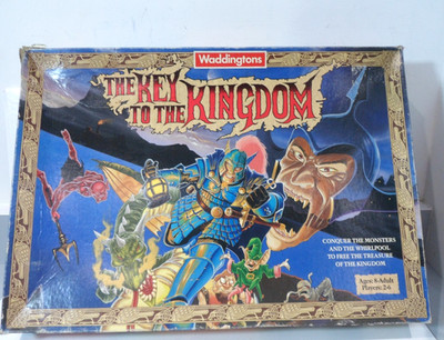 Vintage Der Schlüssel zum Königreich Brettspiel --95% vollständig--