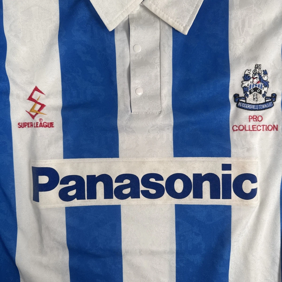 HUDDERSFIELD TOWN 2010/2011 HOME FOOTBALL SHIRT JERSEY MITRE SIZE M ADULT