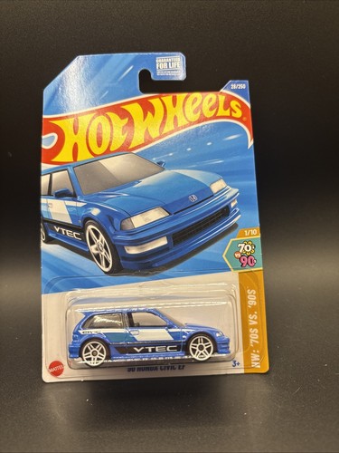 Hot Wheels 2025 Case A '90 Honda Civic EF Mainline 70 Vs 90 - Bild 1 von 2