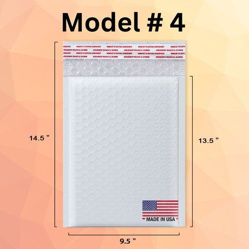 25 Pcs #4 9.5x13.5 Poly Bubble Mailers Padded Envelopes Shipping Mailing Bags - Picture 1 of 8