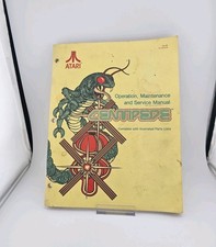 ATARI CENTIPEDE OPERATION MANUALS ORIGINAL AR...