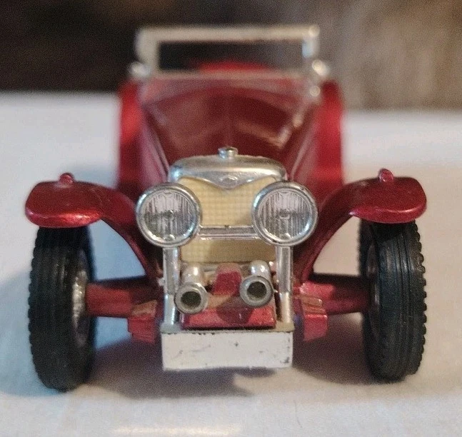 LESNEY MATCHBOX - Modellino RILEY M.P.H.(1934) N°Y-3 Rosso -Anno 1973 - 10 Cm - Immagine 3 di 4