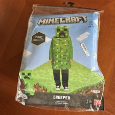Minecraft Creeper Halloween Costume Mojang 2022 Video Game - CHILD LARGE 10-12