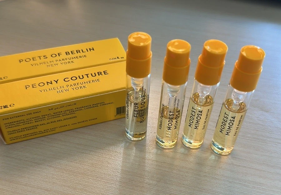 Vilhelm 2 ml: Poetas de Berlín, Peony Couture, Flor Burlesque, Modest Mimosa Foto 2 de 2