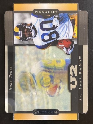 Isaac Bruce 1997 Zenith Football V2 Die-Cut St. Louis Rams #V-9