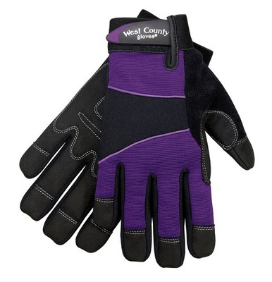 West County Women's Gloves -Work Gloves with Four-Way Spandex Backing 0