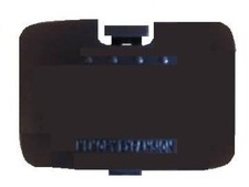 N64 Nintendo OEM 64 Replacement Expansion Jumper Pak Cover Black Very Good 1Z