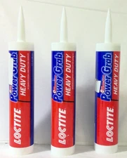 LOCTITE Power Grab Heavy Duty 9 oz. Heavy Duty Construction Adhesive 3-Pack NEW
