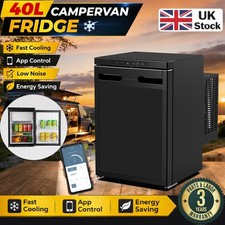 Campervan 12V Fridge 40L Low Power Cooling -20c Compressor Camping Fridge BT+APP