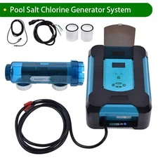 Complete Salt Water Pool Chlorine Generator System for 55,000 Gallon Chlorinator
