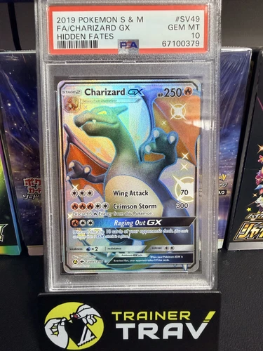PSA 10 2019 Pokemon Hidden Fates Charizard Pokemon #SV49