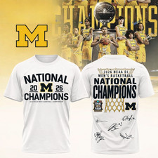 Michigan Wolverines 2026 NCAA Men  s Basketball National Champions Shirt