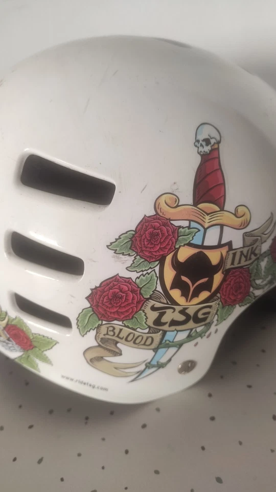 Casco Ride TSG Skate/BMX Blanco - Imagen 4 de 4