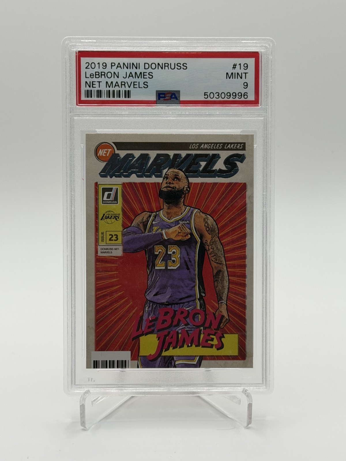 LeBron James 2019 Donruss #19 Net Marvels Price Guide - Sports