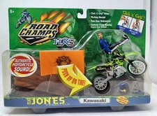 Road Champs MXS Mike Jones Freestyle Kawasaki Series 2 Click 'n' Grip