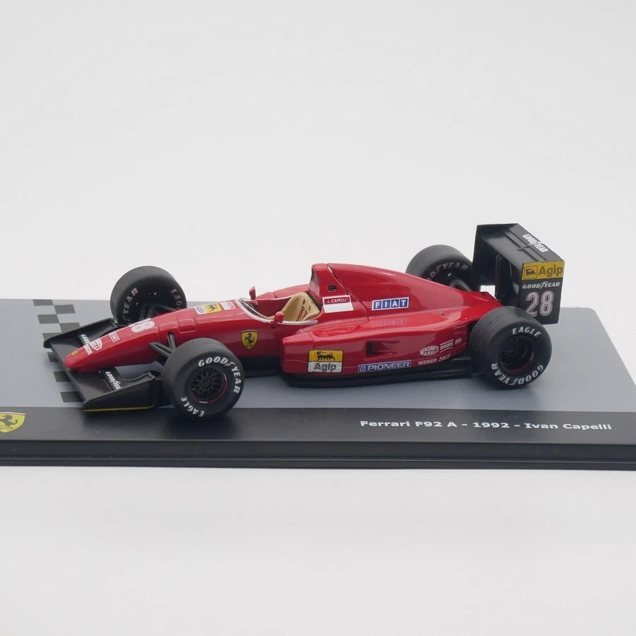ixo 1:43 F1 Racing Cars Ferrari F92 A 1992 Ivan Capelli Diecast Car Model - Image 2 of 4