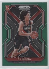 2020-21 Panini Prizm Green Prizm CJ Elleby #283 7wk