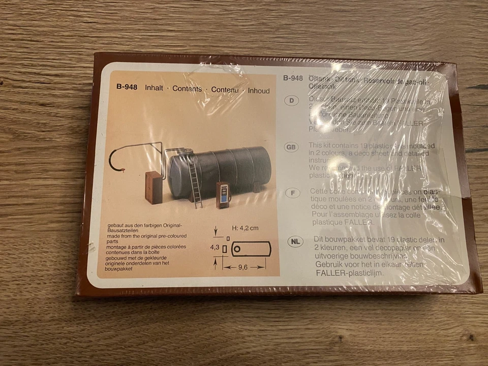MAQUETTE HO FALLER B-948 CITERNE CUVE GAS-OIL BP NEUF EN BOITE SCELLÉE - Photo 2/3