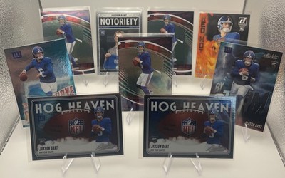 Jaxson Dart 9 Card Lot 2025 Panini Giants Absolute Donruss Mosaic ROY?!  
