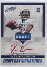 2016 Panini Prestige Draft Day Signatures Red Ink Keenan Reynolds #KR Auto mq7