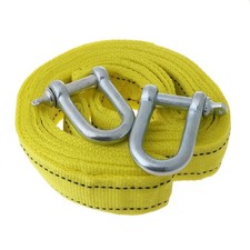4m 5ton Durable Car Tow Rope Hook Heavy Duty Road Recovery Pull Towing Strap