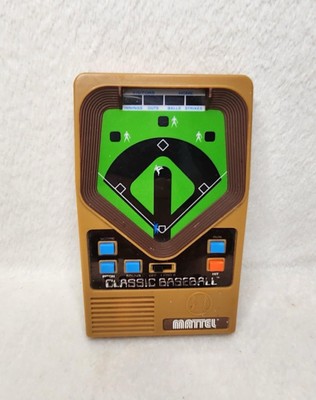 Vintage 2001 Mattel Classic Baseball Handheld Electronic Game - Tested Working