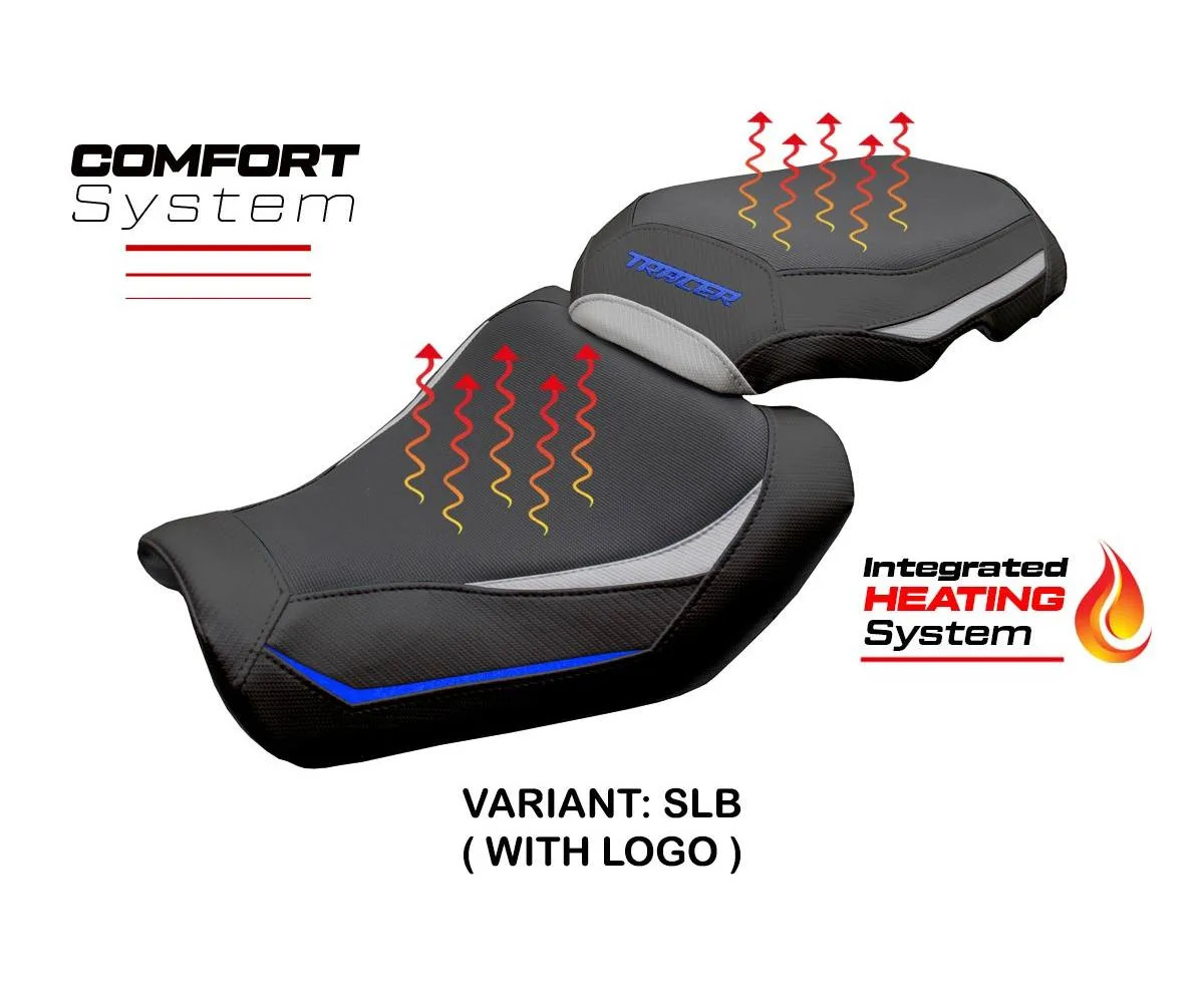 Seat cover Ness Heat Comfort Silv-Blue SLB+logo Tpz YAMAHA TRACER 9/GT 2025 2026