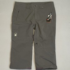 Spyder 3M Thinsulate Snow Troublemaker Grey Pants Mens 3XL-S New With Tags