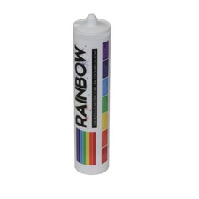 Rainbow RAL Silicone Sealant With Nozzle Anti Mould for Kitchen & Bathroom 300ml