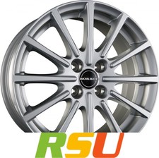 Borbet BL4 brilliant silver 7x16" ET35 LK4 100 ML 64 Alufelgen 16 Zoll