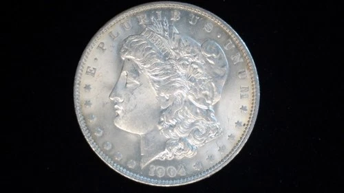 1904-O $1 Morgan Dollar Last Year Of The Morgan's Uncirculated, 3,720,000 Minted