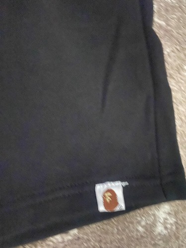 Pantalones Cortos A Bathing Ape - BAPE - Camuflaje Verde + Tiburón Negro - Grandes - Totalmente Nuevos - Imagen 3 de 5