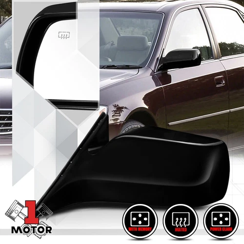 [Left] Driver Side Power+Heated w/Memory OE Replacement Mirror for 00-04 Avalon