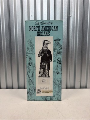 Ski Country North American Indians Whiskey Decanter - Pawnee
