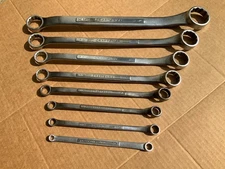 Vintage Craftsman 8 piece SAE Double Box End Wrench Set V USA